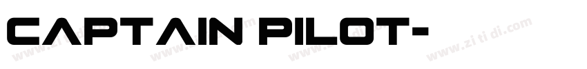Captain Pilot字体转换